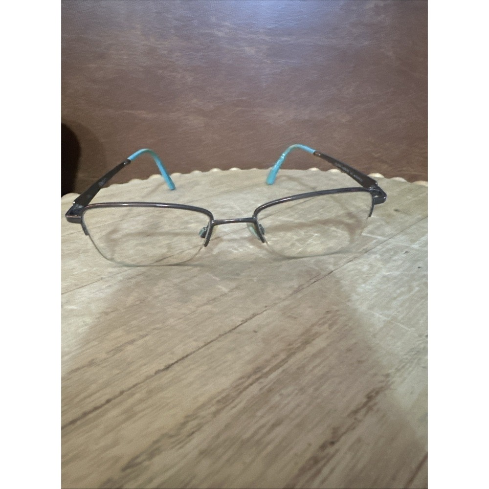 Flexon Hepburn Eyeglasses Frame Unisex Brown Metal Square Full Rim 210-49-18-135